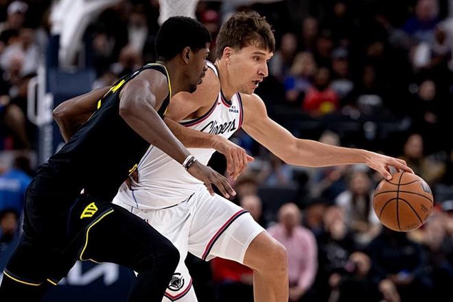 快船115-110力克勇士，博格达诺维奇17分助队终结